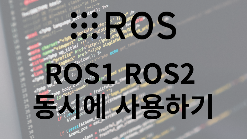 WSL에서 ROS1 ROS2 동시에 사용하기